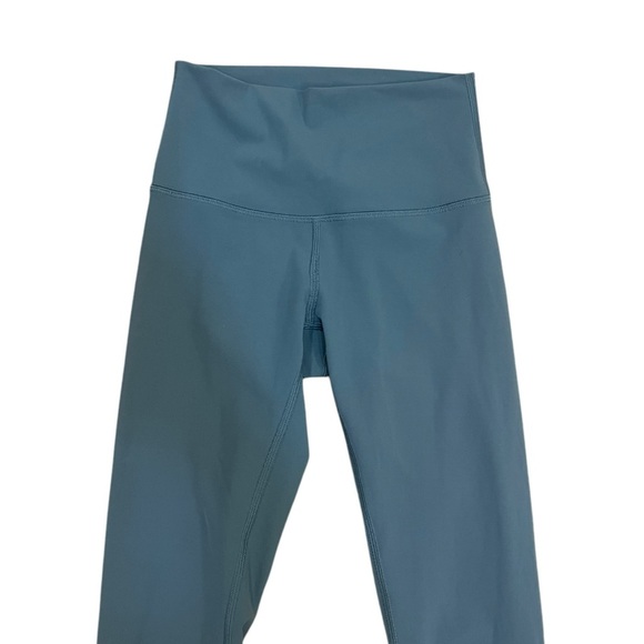 Lululemon high rise leggings teal 2 - Picture 3 of 7